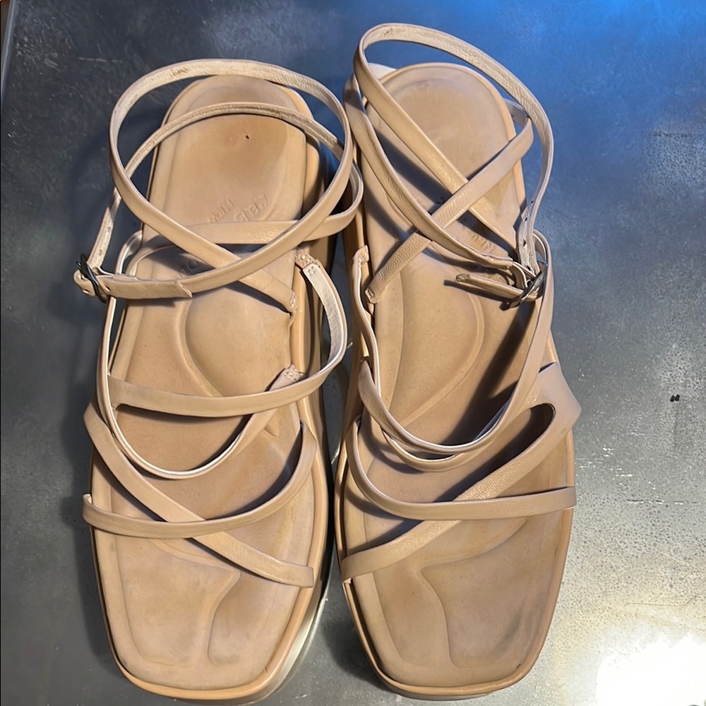 Rag & Bone Cream Strappy Sandals